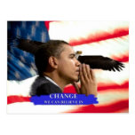 Inauguración de PRESIDENTE OBAMA conmemorativa Tarjeta Postal