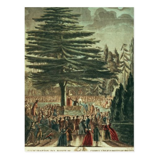 Inauguración del busto de Carl Linnaeus Postales