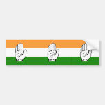 Inc., bandera de la India Etiqueta De Parachoque