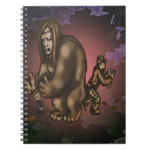 ¡Incidente "Squatch de Yetti donde usted va! " Libros De Apuntes Con Espiral