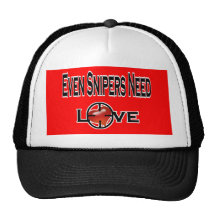Incluso los francotiradores necesitan amor gorros bordados
