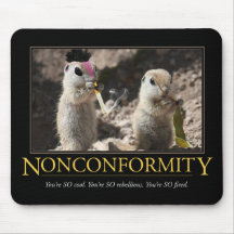 Inconformidad Demotivational Mousepad
