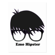 Inconformista de Emo Tarjeta Postal