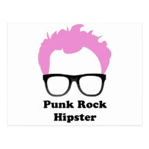 Inconformista del punk rock tarjeta postal