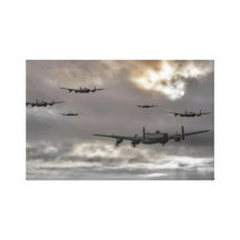 Incursión de Lancaster Lona Envuelta Para Galerías