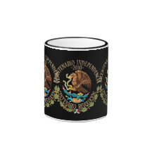 Independencia/revolución de 2010 mexicanos taza