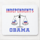 Independientes 4 Obama Alfombrillas De Raton