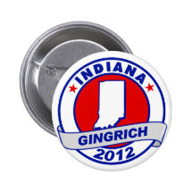 Indiana Newt Gingrich Pin