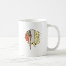 Indianer Häuptling Native American chief Teetasse