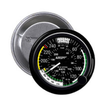 Indicador de indicador de velocidad aérea de los a pin