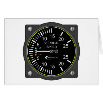 Indicador de velocidad vertical tarjetas
