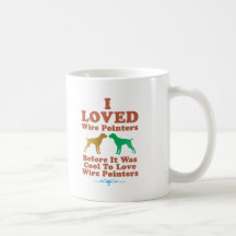 Indicador Wirehaired alemán Tazas De Café