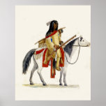 Indio a caballo impresiones