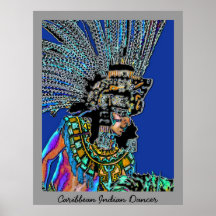 Indio del Caribe Dancer~poster
