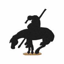 Indio y caballo camisetas bordadas