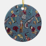 Indios retros del vaquero de Collectton del navida Ornamento Para Reyes Magos