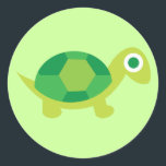 Individuo de la tortuga de Lil pegatinas