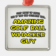 Individuo del Whacker de la pelota de golf Ornato