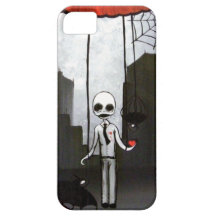 individuo triste disponible del zombi del corazón iPhone 5 protector