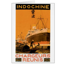 Indochine Chargeurs Reunis Felicitación