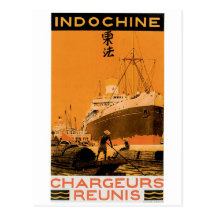 Indochine Chargeurs Reunis Tarjetas Postales