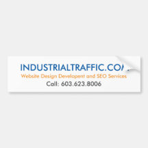 INDUSTRIALTRAFFIC.COM PEGATINA DE PARACHOQUE