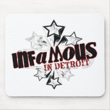 INFAME EN LAS ESTRELLAS DE DETROIT TAPETES DE RATÓN