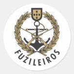Infantes de marina portugueses "Fuzileiros " de la Etiquetas Redondas