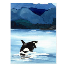 Infracción de la orca postales