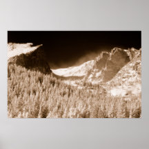 infrarrojo del lago del oso poster