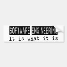 Ingeniería de programas informáticos es etiqueta de parachoque