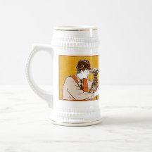 Ingeniero civil geodésico del topógrafo retro tazas de café