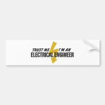 Ingeniero eléctrico pegatinas de parachoque