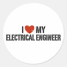 Ingeniero eléctrico pegatina