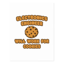Ingeniero electrónico. Trabajará para las galletas Postal