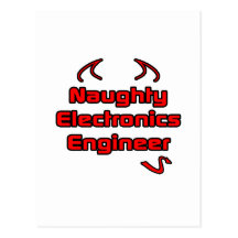 Ingeniero electrónico travieso postales
