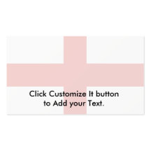 Inglaterra, cintas de la bandera plantilla de tarjeta de negocio