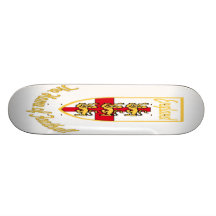 Inglaterra, leones, el hogar de la Insignia-w del  Monopatines Personalizados