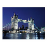 Inglaterra, Londres, puente 3 de la torre Tarjeta Postal