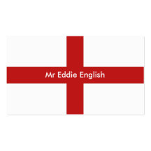 Inglaterra, Sr. Eddie english Tarjetas Personales