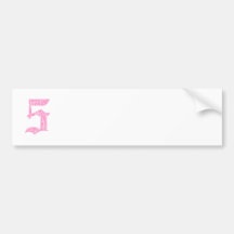 Inglés rosado de #5 Olde Pegatina De Parachoque