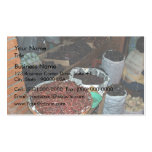 Ingredientes alimentarios en un ultramarinos plantilla de tarjeta personal