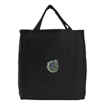 Inicial C del monograma de la flor Bolsas