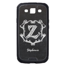 Inicial con monograma Z de la tipografía de la piz Galaxy SIII Protector