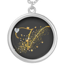 Inicial de la magia V del amor Joyeria Personalizada