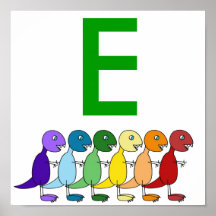 Inicial de T Rex Posters