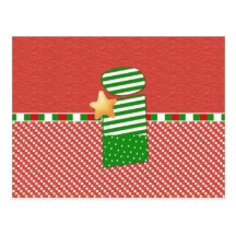 Inicial I del navidad Postales