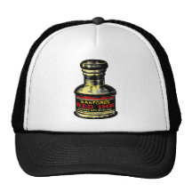 Inkwell pasado de moda gorros bordados