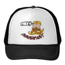 Inmigrante tonto gorro de camionero