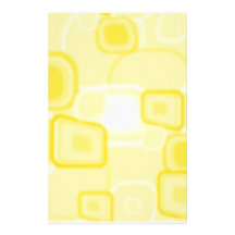 Inmóvil cuadrado amarillo abstracto  papeleria de diseño